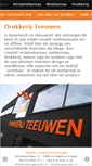 Mobile Screenshot of drukkerijteeuwen.nl